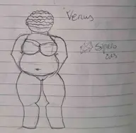 artist:icosahedr clay human traditional_art venus // 993x974 // 35KB
